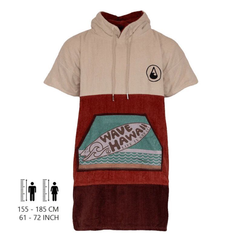 Poncho Surf Wave Hawaii sans Zip Campeche 