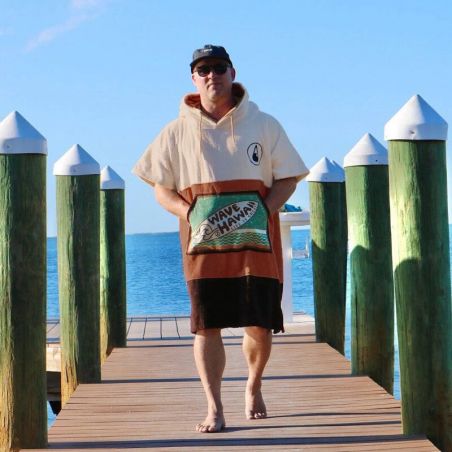 Poncho Surf Wave Hawaii sans Zip Campeche 