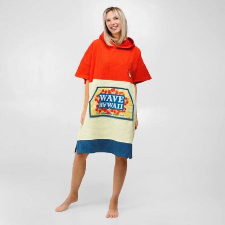 Poncho Surf Wave Hawaii sans Zip Wailua 