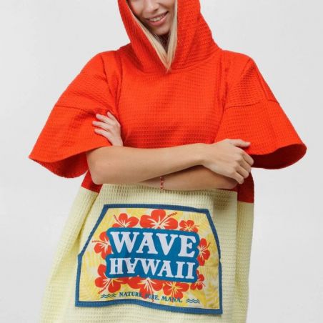 Poncho Surf Wave Hawaii sans Zip Wailua 