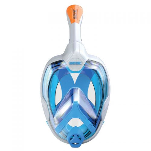 Masque Snorkeling Seac Grande Faciale Libera Magica Blanc/Orange 
