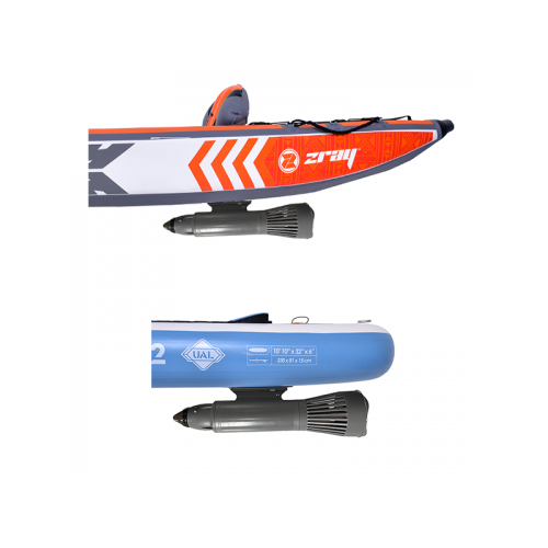 Moteur Electrique Paddle / Kayak ZRAY AQUAJET sur paddle et kayak