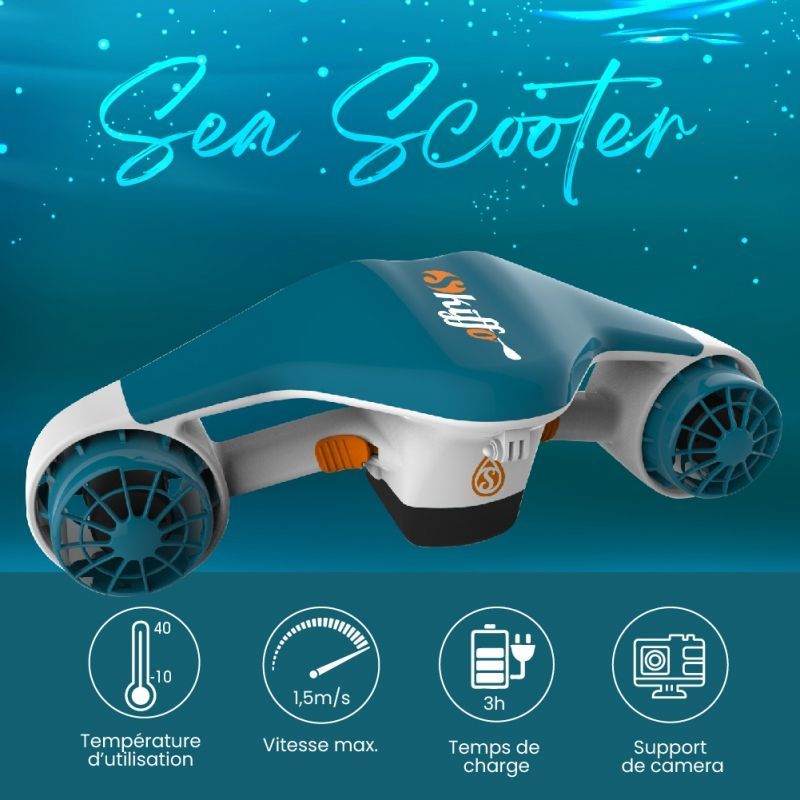 Pack Sea Scooter1 Batterie+ Masque + Sac Etanche 