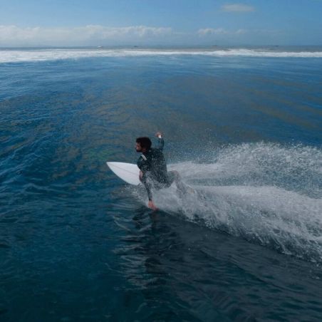 Shorty Surf homme Manche Longue Saint jacques Wetsuits Clovis FrontZip 2mm 