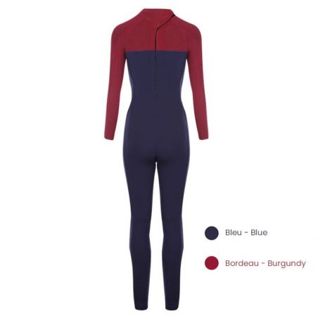 Combinaison Surf Femme Saint jacques Wetsuits Lisa BackZip Bordeaux 4/3mm 2023 