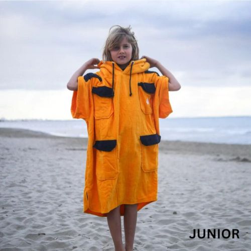 Poncho Surf Junior Saint Jacques Wetsuits Cargo Moutarde 