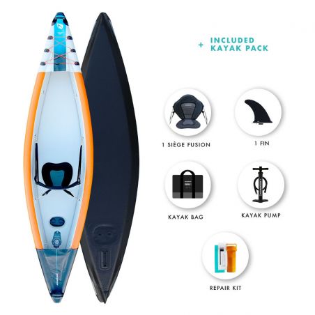 Kayak Gonflable Aquadesign SEDNA 350 1 place 