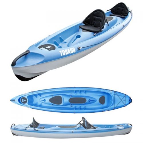 Pack Kayak rigide Tahe Tobago Bleu 2 Personnes 