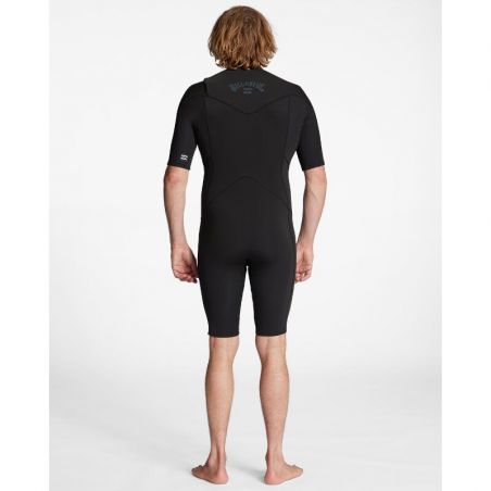 Shorty Surf Homme Absolute FrontZip Noire 2/2mm 2023 