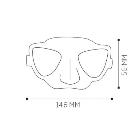 Masque Chasse / Apnée C4 PLASMA Camo Vert Verres Mirroir 